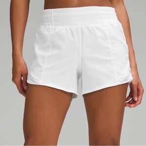 lululemon athletica White Women's Athletic Running Shorts